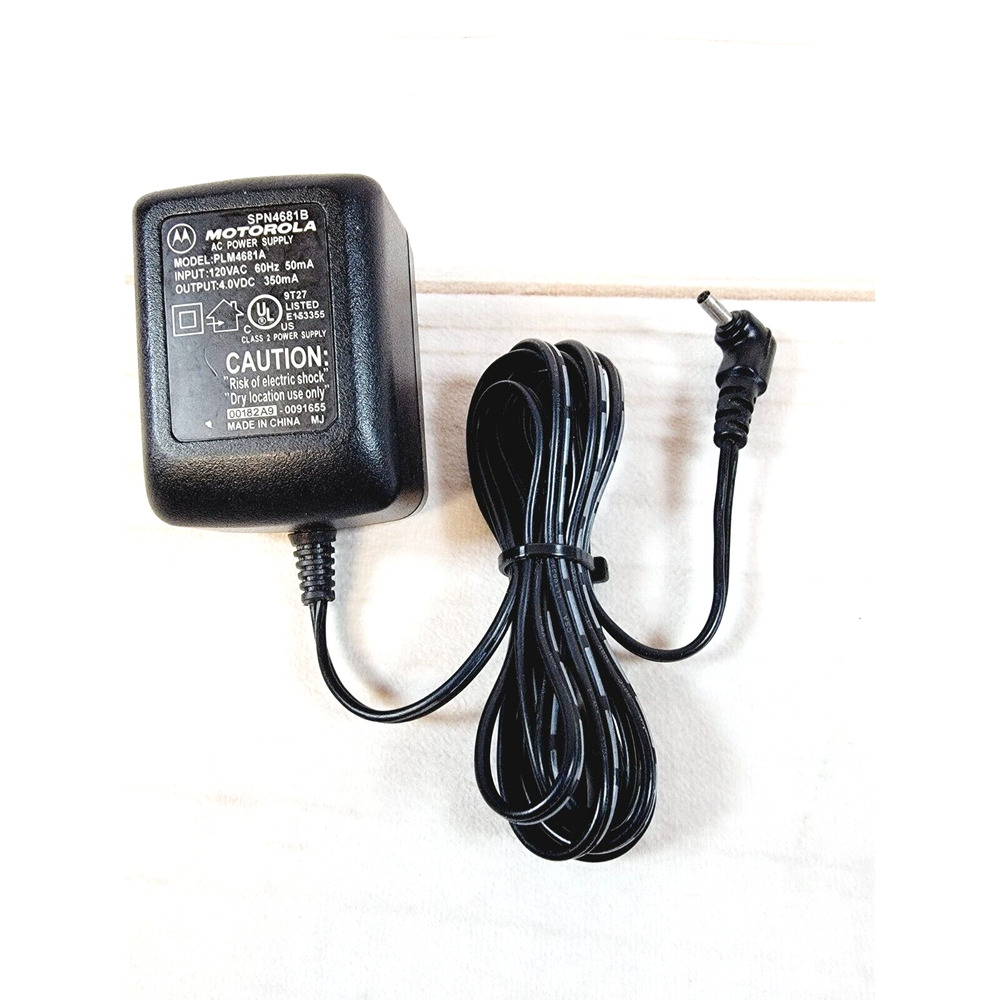 Motorola SPN4681B AC Power Supply Adapter Wall Charger Output 4.8 Volts 350 mA